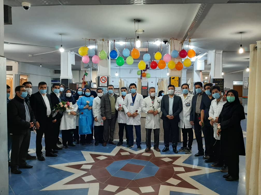 آئین تجلیل از پرستاران بیمارستان شهید بهشتی یاسوج توسط مدیران ستادی
