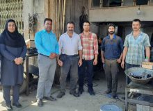 بازدید رئیس مرکزآموزش فنی و حرفه ای ازکارگاه محیط واقعی کار تعمیرگاه برادران محمدی