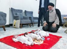 اهدای بسته ۴۴ میلیونی بنیاد پانزده خرداد به نوزادان چهارقلویی یاسوجی