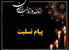 پیام تسلیت مدیر کل دفتر امورشهری وشوراهای استانداری درپی درگذشت مهندس سیروس محسنی