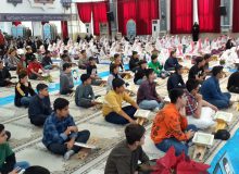 برگزاری بزرگترین محفل انس با قرآن کریم دانش آموزان شهرستان بویراحمددر حسینیه ثارالله یاسوج