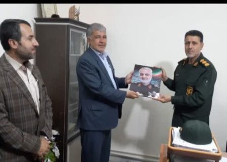 دیدار سرپرست آموزش و پرورش شهرستان بویراحمد با فرمانده سپاه ناحیه بویراحمد