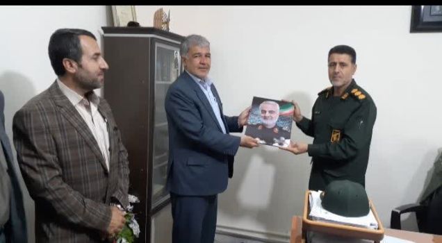 دیدار سرپرست آموزش و پرورش شهرستان بویراحمد با فرمانده سپاه ناحیه بویراحمد