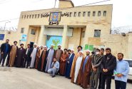 بازدید جمعی از طلاب مدرسه علمیه علی ابن موسی الرضا(ع) از زندان یاسوج